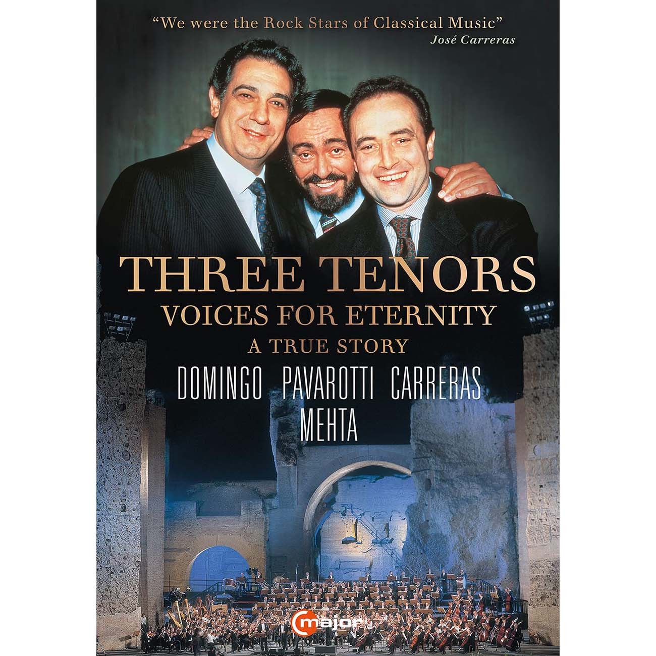 Three Tenors: Voices for Eternity (Documentary Film) | DVDS & BLU-RAYS |  Met Opera Shop