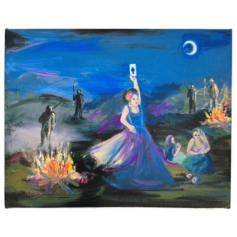 “Carmen” by Barbara Fracchia (Unframed Giclée Print on Canvas)