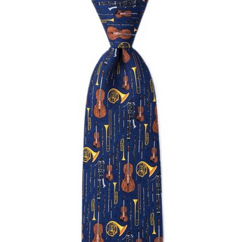 Well-Orchestrated Tie (Navy)