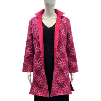Floral Jacket in Fuchsia